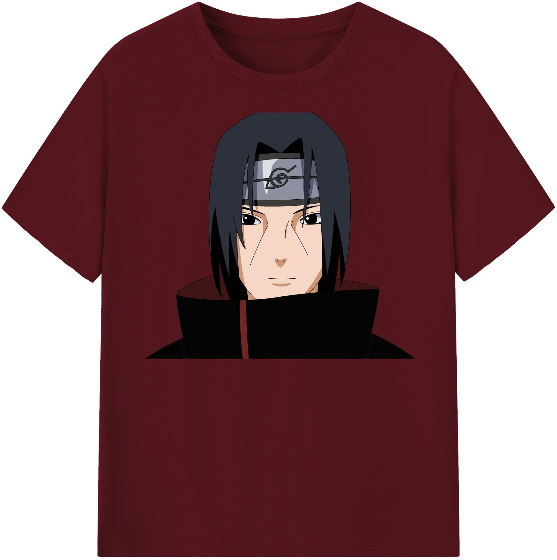 （画像用） NARUTO -ナルト- うちは イタチ Uchiha Itachi 綿100％半袖Tシャツ（フロントプリント）